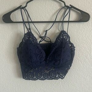 Navy Blue PINK bralette